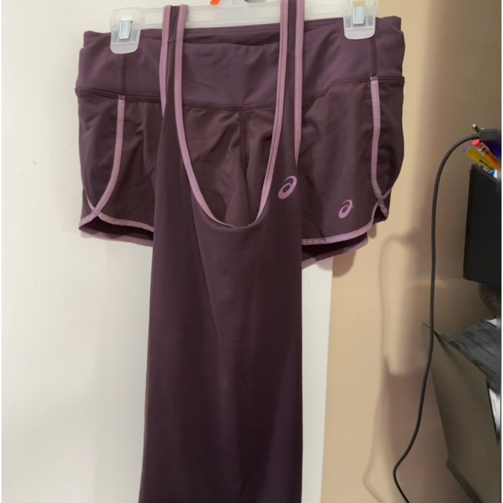 EUC - ASICS Running Tank and Shorts Set